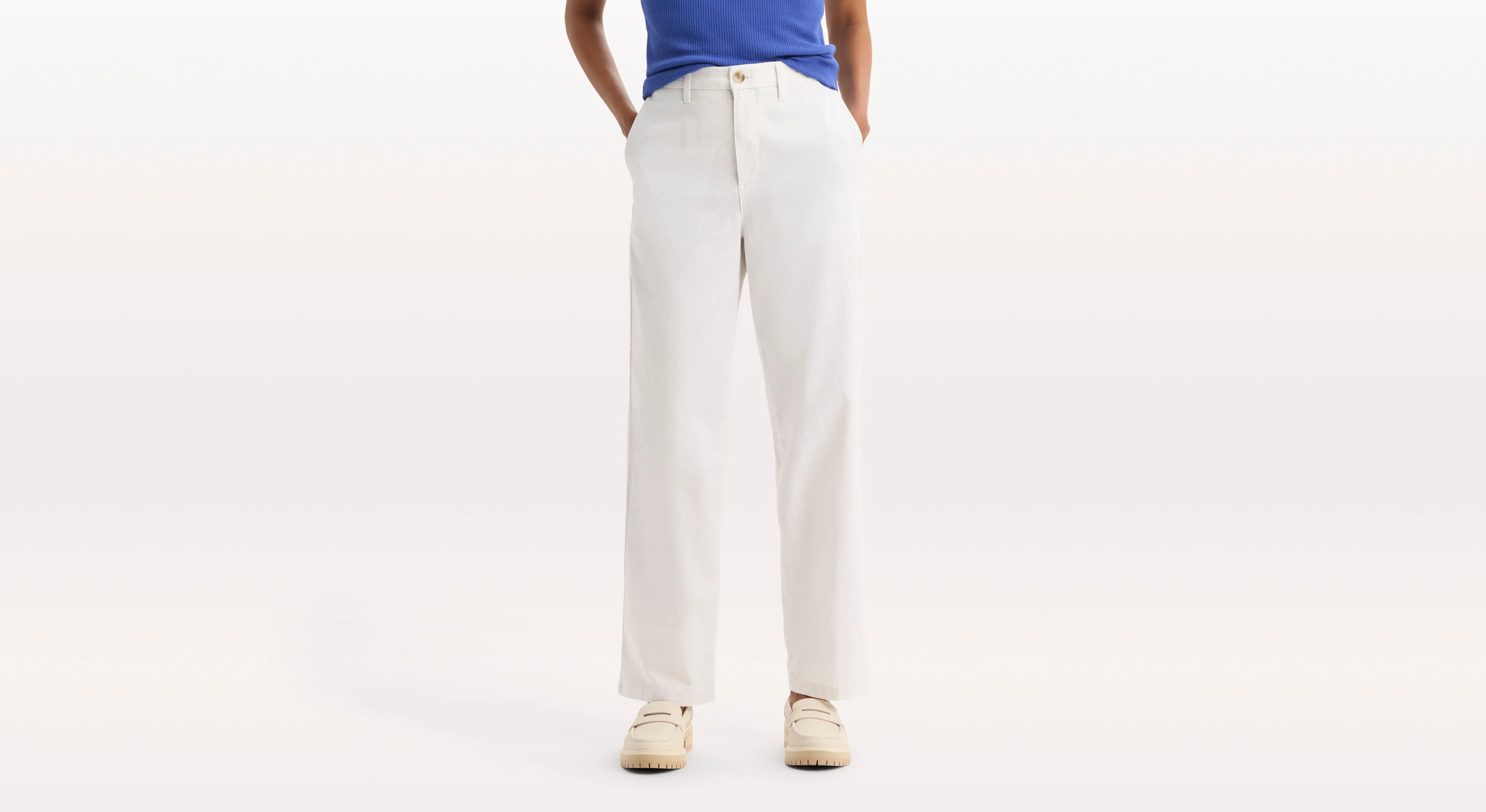 Blake Chino Pants, High Straight Fit